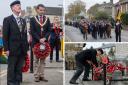 The community of Soham coming together for Remembrance Sunday.