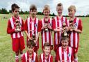 Morden Magpies U9s won the Cambridgeshire Mini Soccer League Knockout Cup.