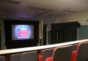 The cinema screen inside Royston Picture Palace. The community cinema in Melbourn Street has been awarded a grant from the government's recovery fund.