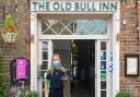 Team member Shannon from The Old Bull Inn in Royston ready to welcome back customers.