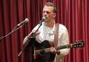 Chris Fox playing at Baldock Folk Club on October 19