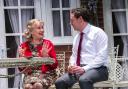 Liza Goddard and Antony Eden in Relatively Speaking at the Cambridge Arts Theatre