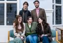 The cast of Agatha Christie's The Hollow at Cambridge's ADC Theatre