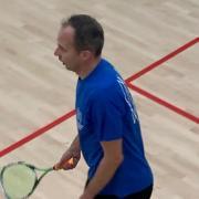 Mark Oppen, first-team captain at Melbourn Squash Club.