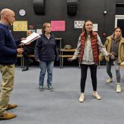 Rehearsals for CADS' production of Sleeping Beauty in Royston