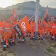 Urbaser GMB Union members in Herts.