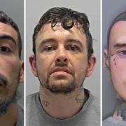 Elyass Benaziza, Robert Brown and Joshua Taylor were all jailed this month.