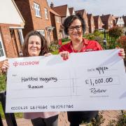 Redrow presenting a cheque to a previous recipient