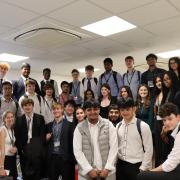 Bassingbourn Village College students took part in the Willmott Dixon Hub Challenge