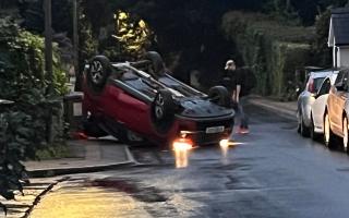 Police, ambulance and the fire service from Hertfordshire attended a crash on Green Street, Royston