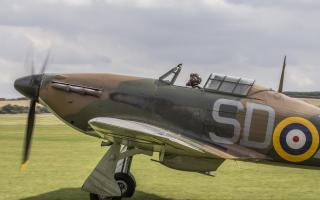 Hurricane Mk I V7497 G-HRLI which will feature in the Hurricane: Unsung Hero spotlight exhibition at IWM Duxford.