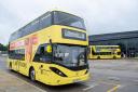 A Bee Network bus at Bolton Interchange