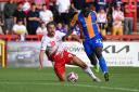 Stevenage striker Louis Appere has suffered an injury setback. Picture: TGS PHOTO