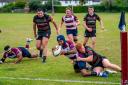 Welwyn in action against Fullerians earlier in the season