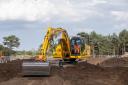 Enabling works have started so the team can build the concrete batching plant and temporary desalination plant at Sizewell C