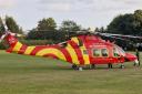 The air ambulance was called to HMP The Mount on Thursday morning (September 19).