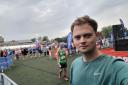 Matthew Earth took part in the Ipswich Half Marathon