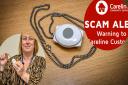 Users of careline pendants are being scammed by cold callers