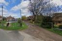 Hurn Drove, at Welney, where three new homes have been turned down