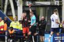 Matt Donohue sends off Blackburn's Owen Beck in last Sunday's Lancashire derby