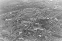 How Watford town centre looked from the air in October 1988. YMCA is in the bottom left with St Mary's Church towards the centre