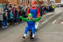 The wheelbarrow race dates back to the 14th century