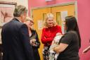 L-R Professor Donald Peebles National Clinical Director for Maternity in England, Jane Pilkington Director of Population Health for NHS Greater Manchester and Andrea Crossfield Population Health Policy and strategy Specialist for NHS Greater Manchester,