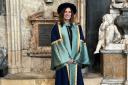 Senior nurse Sarah Fiori was presented with an honorary degree by York St John University in recognition of her medical innovations, including contributions to a hydration project that has reduced the incidence of falls and urinary infections