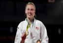 Royston's Emma Reid with her Gold Medal after the women’s 78kg judo final at the 2022 Commonwealth Games in Birmingham.