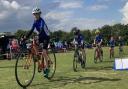 Cycle Club Ashwell's kierin led by Sophie Anderton.