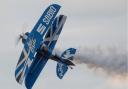 The Jet Pitts - Muscle Biplane in action at the Duxford Summer Air Show 2022 at IWM Duxford.