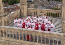 Every year on Ascension Day the Choir of St John's College, Cambridge, ascends the 163ft Chapel Tower and sings the Ascension Day carol. This custom dates from 1902.