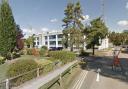 Cambridgeshire police headquarters in Huntingdon. An officer is facing allegations of gross misconduct, at a three-day hearing.