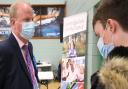 County council leader Steve Count gives his first post election interview to Archant reporter Dan Mason at the Hudson leisure centre, Wisbech. Cllr Count retains his council seat but his party has lost overall control of the county council