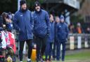 Chris Watters (left) has become joint manager at Royston Town with Steve Castle. Picture: DANNY LOO PHOTOGRAPHY