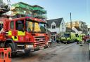 Emergency services attended the incident in High Street, Royston