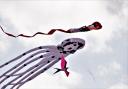 Kites flying at a previous Royston Kite Festival