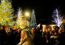 A record number of people turned out for Royston's Christmas lights switch-on