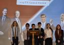 KJAR pupils held a live broadcast for their mock election