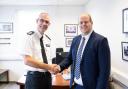 Hertfordshire Chief Constable Charlie Hall and Police & Crime Commissioner  Jonathan Ash-Edwards