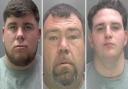 Just three of the Hertfordshire criminals jailed this month.