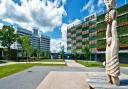 Heavy rainfall caused water leaks at Stevenage's Lister Hospital.