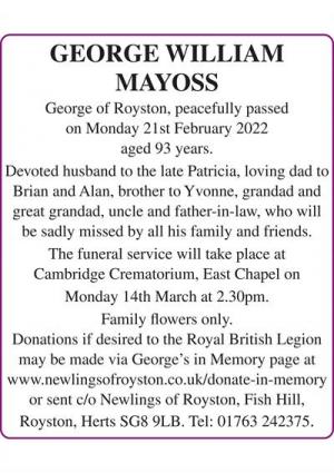 george mayoss