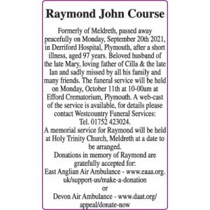 Raymond John Course