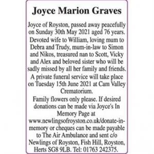 Joyce Marion Graves