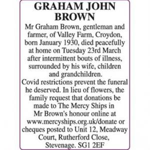 GRAHAM BROWN