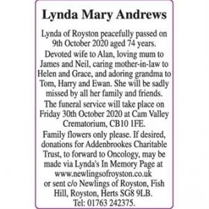 Lynda Mary Andrews