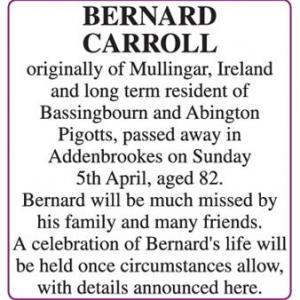 BERNARD CARROLL