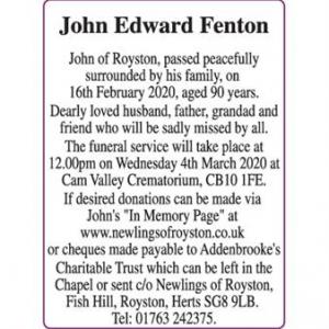 John Edward Fenton