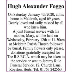 Hugh Alexander Foggo